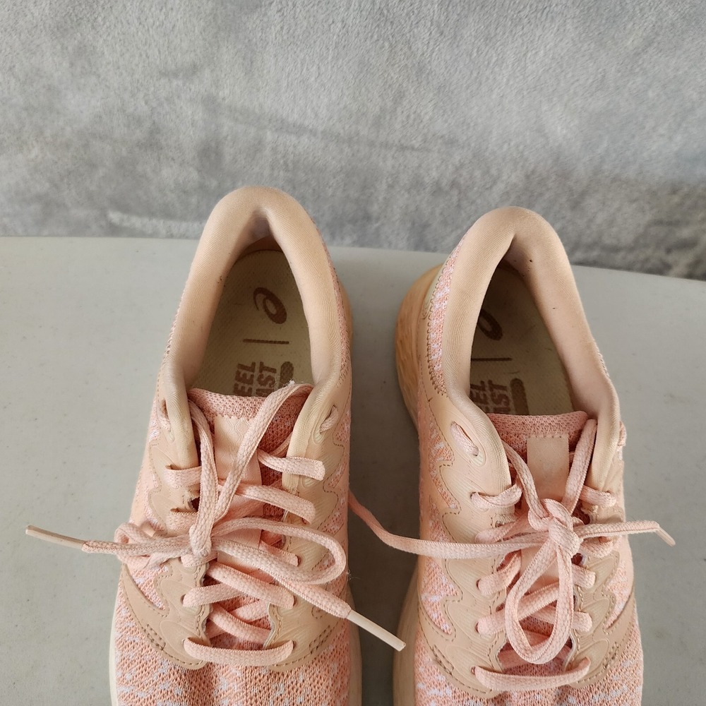 ASICS Shoes Womens 7 Sneakers Pink Low Top Roadhawk Fresh Foam Running Trainers - Picture 9 of 10